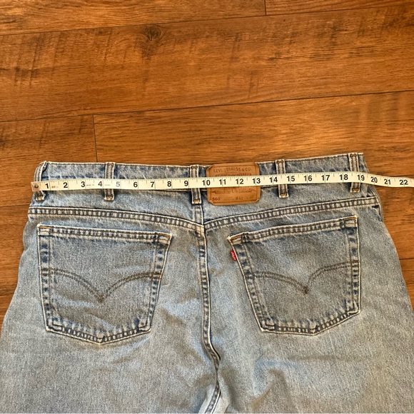 Vintage Levi’s 560 Jeans Denim Loose Fit Tapered Leg Size 40x32 Retro Light Wash - Picture 7 of 11